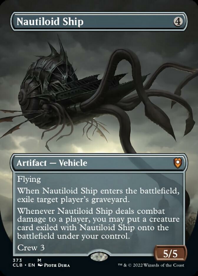 Nautiloid Ship (Borderless Alternate Art) [Commander Legends: Battle for Baldur's Gate] | Grognard Games