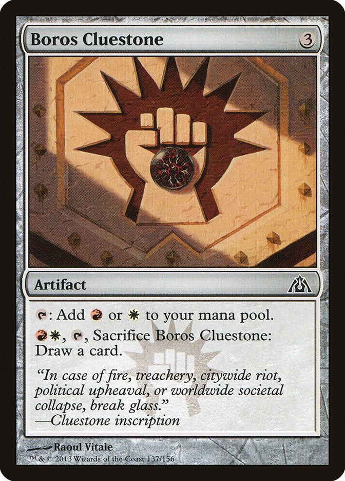 Boros Cluestone [Dragon's Maze] | Grognard Games