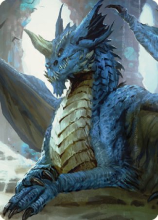 Young Blue Dragon Art Card [Commander Legends: Battle for Baldur's Gate Art Series] | Grognard Games