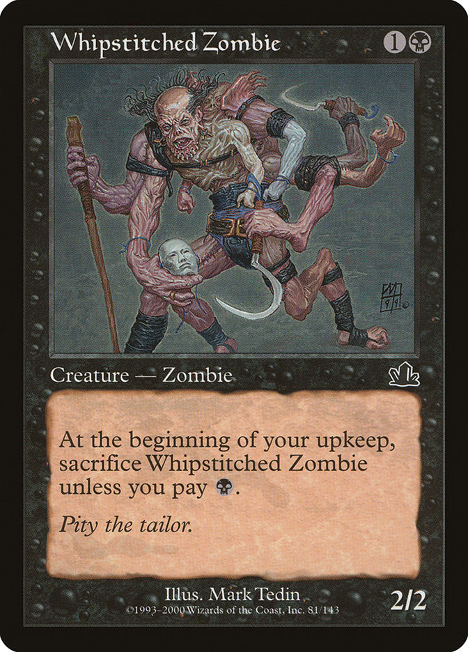 Whipstitched Zombie [Prophecy] | Grognard Games
