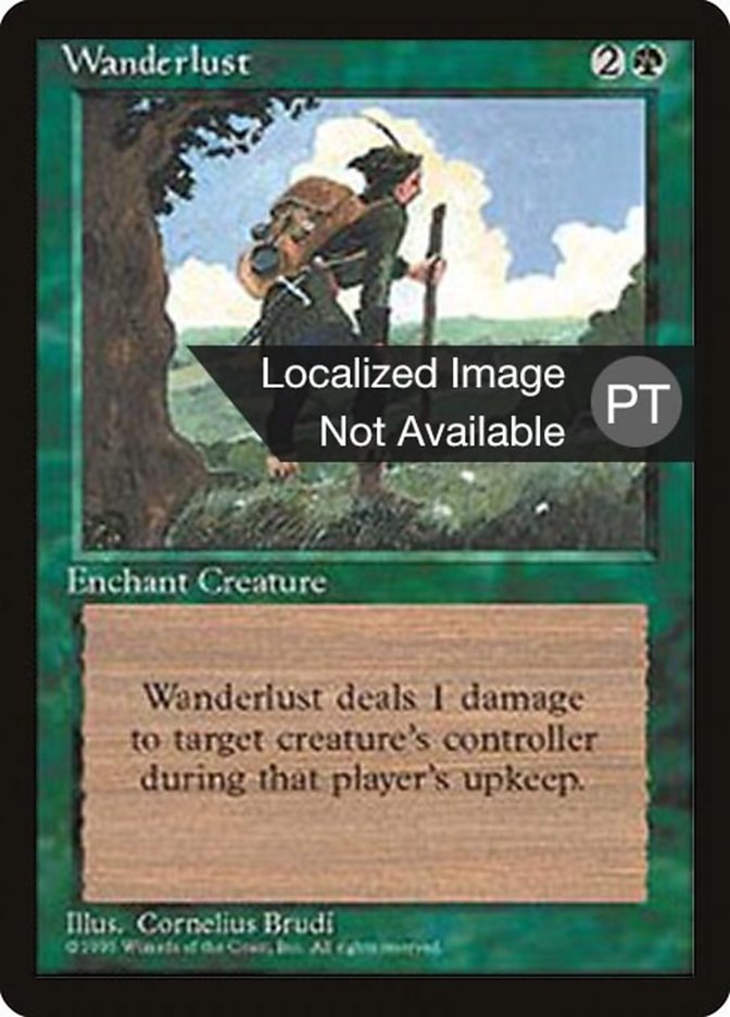 Wanderlust [Fourth Edition (Foreign Black Border)] | Grognard Games