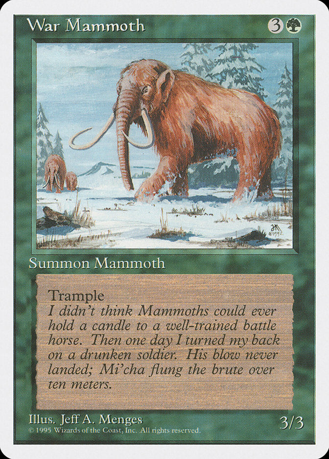 War Mammoth [Fourth Edition] | Grognard Games