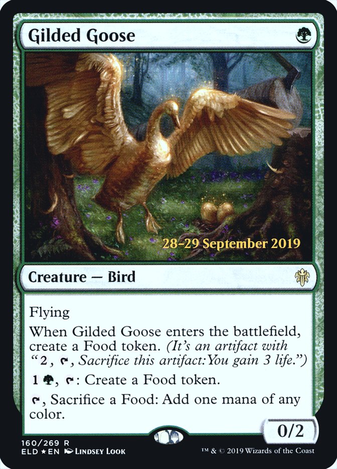 Gilded Goose  [Throne of Eldraine Prerelease Promos] | Grognard Games