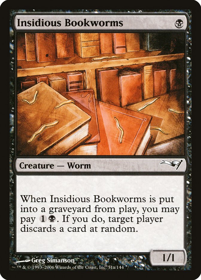 Insidious Bookworms [Coldsnap Theme Decks] | Grognard Games