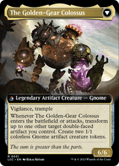 Tetzin, Gnome Champion // The Golden-Gear Colossus (Extended Art) [The Lost Caverns of Ixalan Commander] | Grognard Games