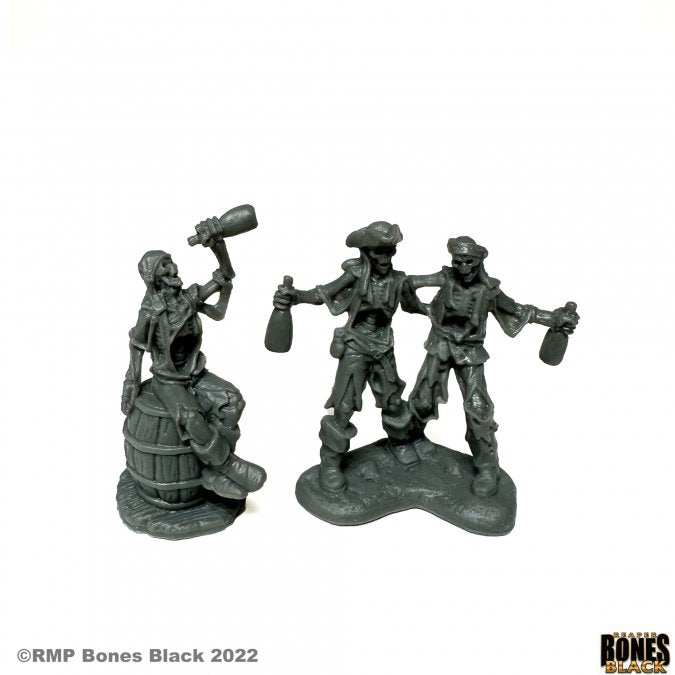 Reaper Bones Black 44175 Skeletal Rum Runners | Grognard Games