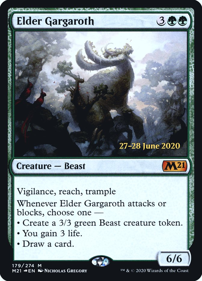 Elder Gargaroth  [Core Set 2021 Prerelease Promos] | Grognard Games