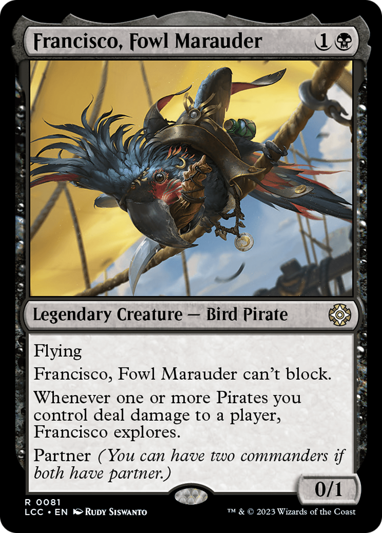 Francisco, Fowl Marauder [The Lost Caverns of Ixalan Commander] | Grognard Games