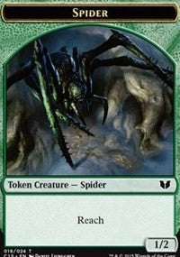 Spider // Wolf Double-Sided Token [Commander 2015 Tokens] | Grognard Games