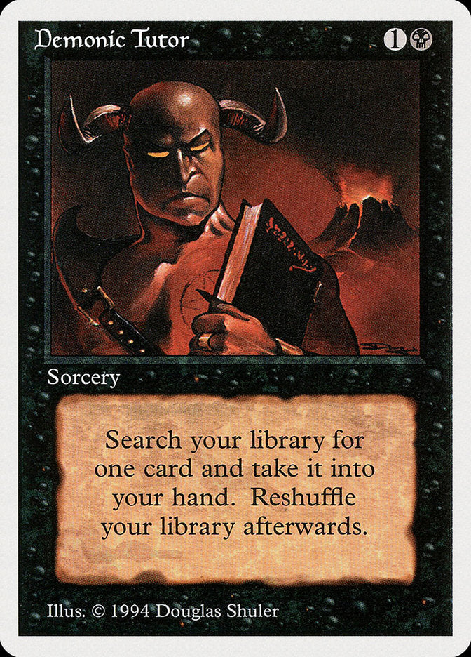 Demonic Tutor [Summer Magic / Edgar] | Grognard Games