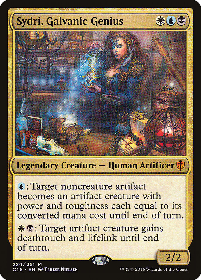 Sydri, Galvanic Genius [Commander 2016] | Grognard Games