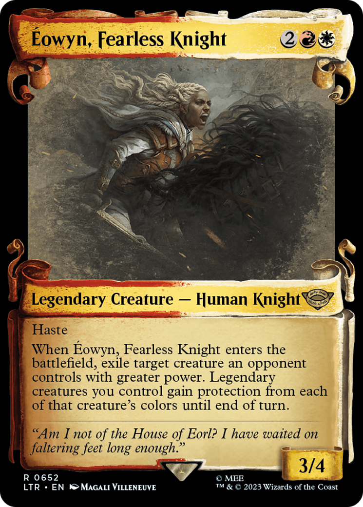 Eowyn, Fearless Knight [The Lord of the Rings: Tales of Middle-Earth Showcase Scrolls] | Grognard Games