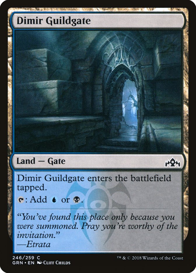 Dimir Guildgate (246/259) [Guilds of Ravnica] | Grognard Games