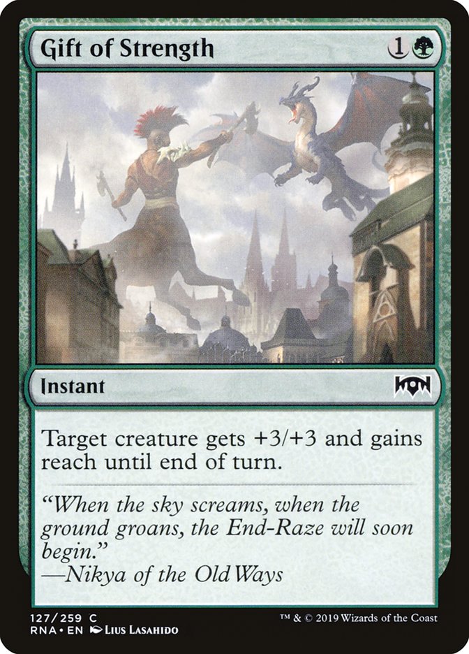 Gift of Strength [Ravnica Allegiance] | Grognard Games