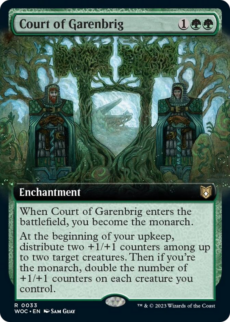 Court of Garenbrig (Extended Art) [Wilds of Eldraine Commander] | Grognard Games