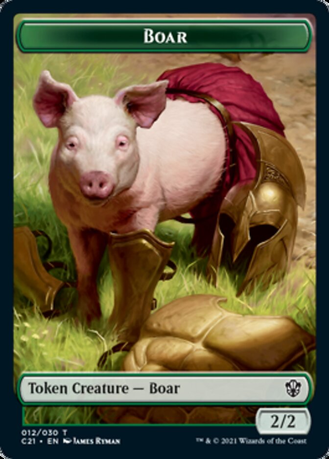 Hydra // Boar Token [Commander 2021 Tokens] | Grognard Games