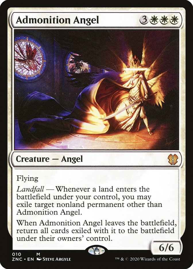 Admonition Angel [Zendikar Rising Commander] | Grognard Games
