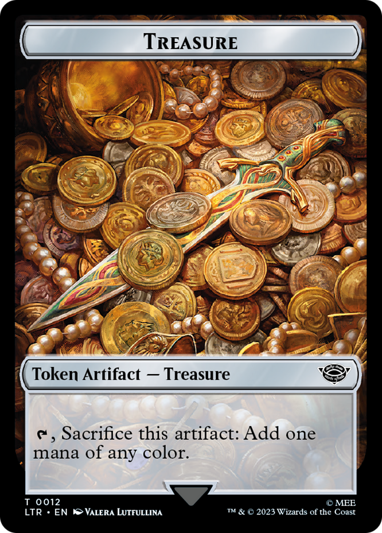 Food (10) // Treasure Double-Sided Token [The Lord of the Rings: Tales of Middle-Earth Tokens] | Grognard Games