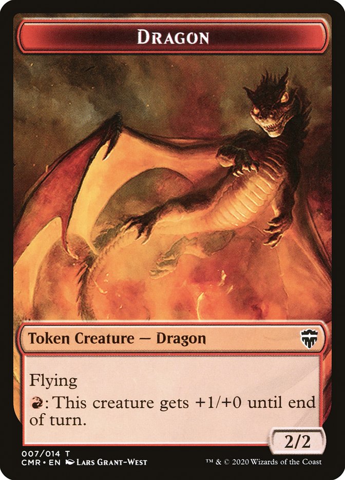 Dragon Token [Commander Legends Tokens] | Grognard Games