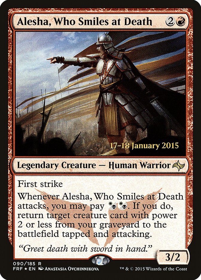 Alesha, Who Smiles at Death  [Fate Reforged Prerelease Promos] | Grognard Games