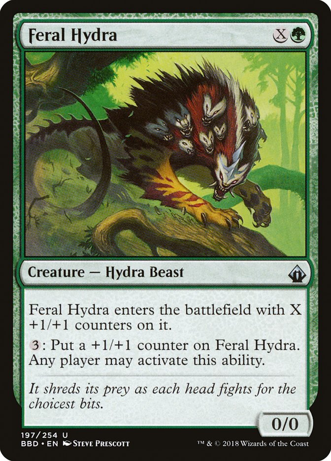 Feral Hydra [Battlebond] | Grognard Games