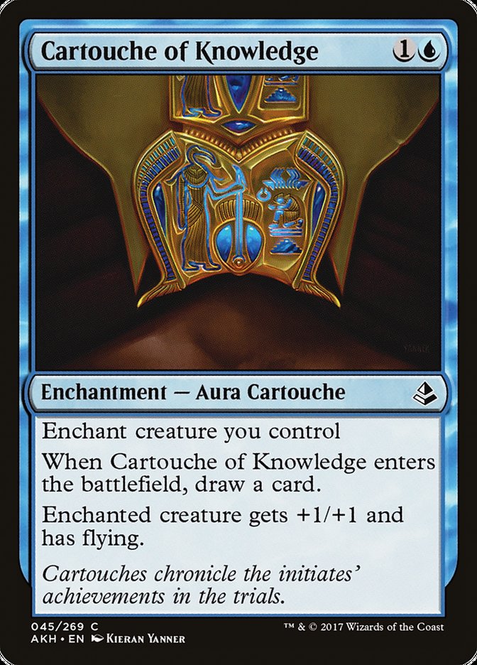Cartouche of Knowledge [Amonkhet] | Grognard Games