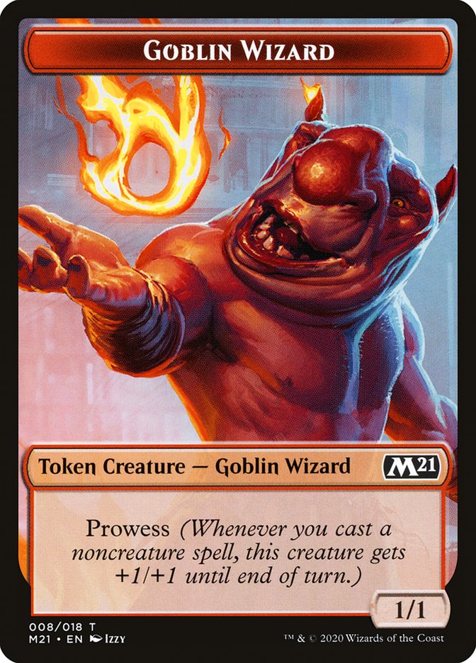 Goblin Wizard [Core Set 2021 Tokens] | Grognard Games