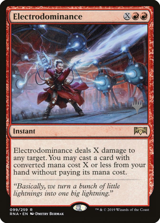 Electrodominance (Promo Pack) [Ravnica Allegiance Promos] | Grognard Games