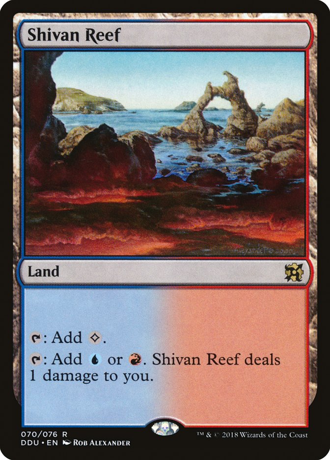 Shivan Reef [Duel Decks: Elves vs. Inventors] | Grognard Games