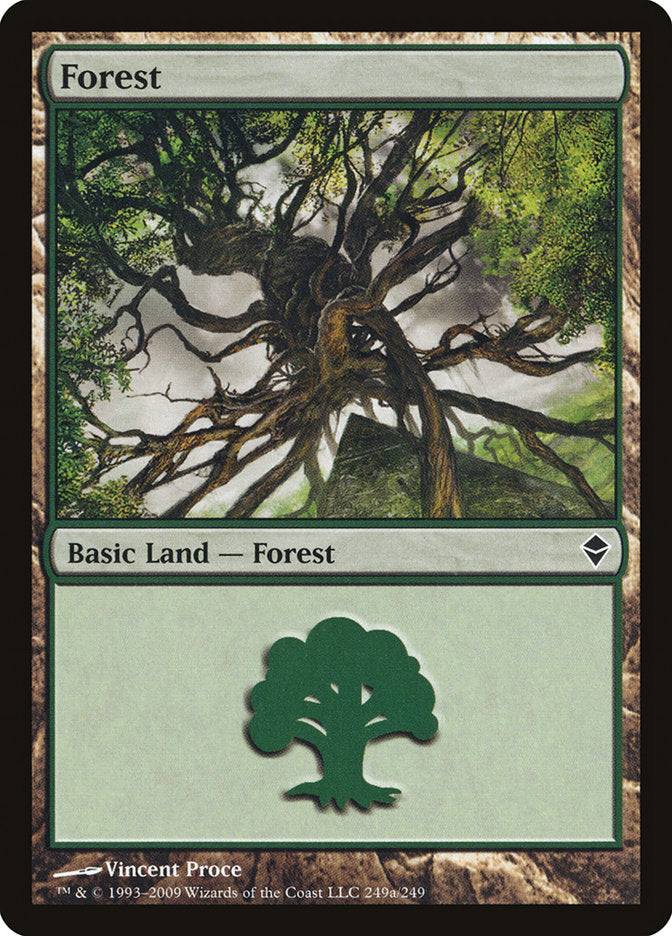 Forest (249a) [Zendikar] | Grognard Games