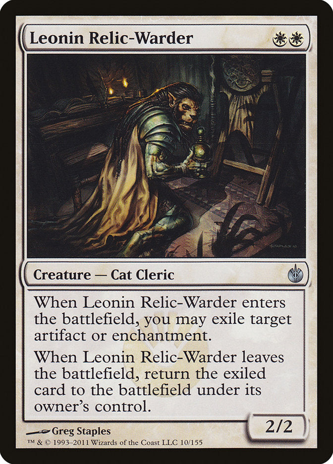 Leonin Relic-Warder [Mirrodin Besieged] | Grognard Games