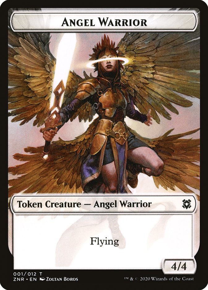 Angel Warrior [Zendikar Rising Tokens] | Grognard Games