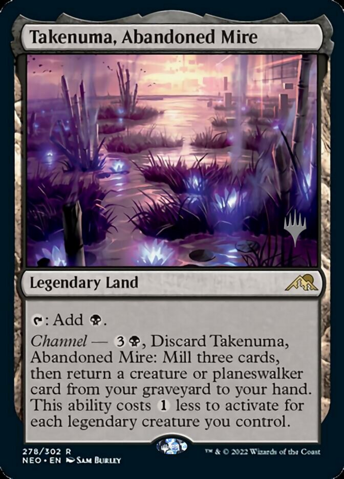 Takenuma, Abandoned Mire (Promo Pack) [Kamigawa: Neon Dynasty Promos] | Grognard Games