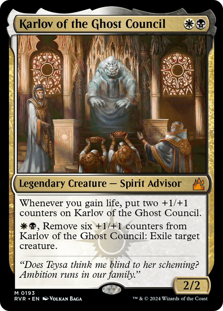 Karlov of the Ghost Council [Ravnica Remastered] | Grognard Games