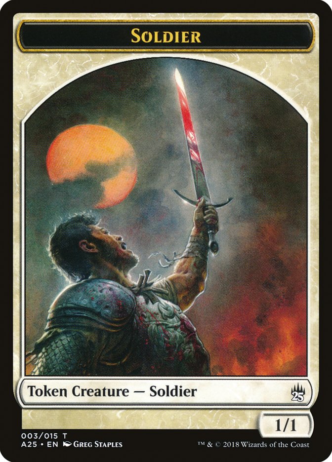 Soldier [Masters 25 Tokens] | Grognard Games