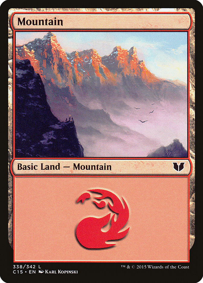 Mountain (338) [Commander 2015] | Grognard Games