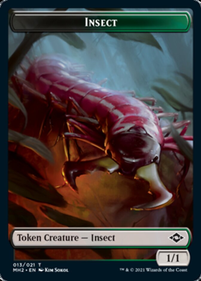 Insect Token [Modern Horizons 2 Tokens] | Grognard Games