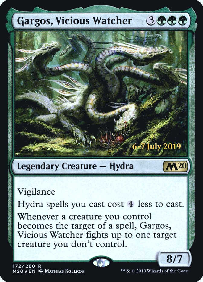 Gargos, Vicious Watcher  [Core Set 2020 Prerelease Promos] | Grognard Games