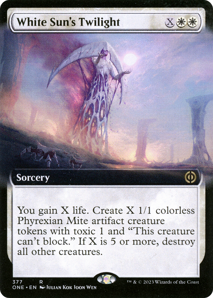 White Sun's Twilight (Extended Art) [Phyrexia: All Will Be One] | Grognard Games