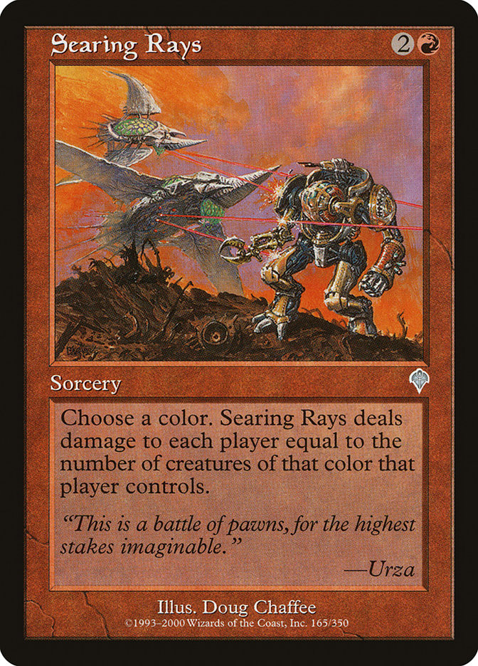 Searing Rays [Invasion] | Grognard Games