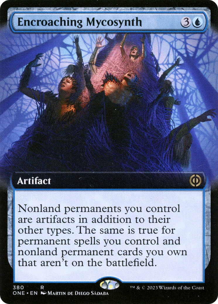 Encroaching Mycosynth (Extended Art) [Phyrexia: All Will Be One] | Grognard Games