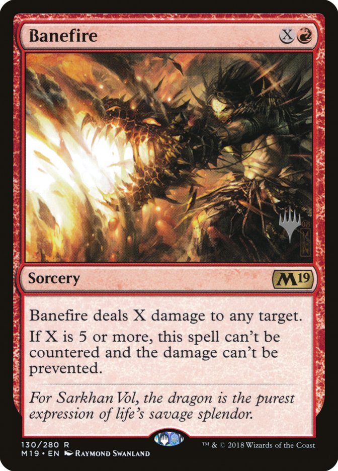 Banefire (Promo Pack) [Core Set 2019 Promos] | Grognard Games