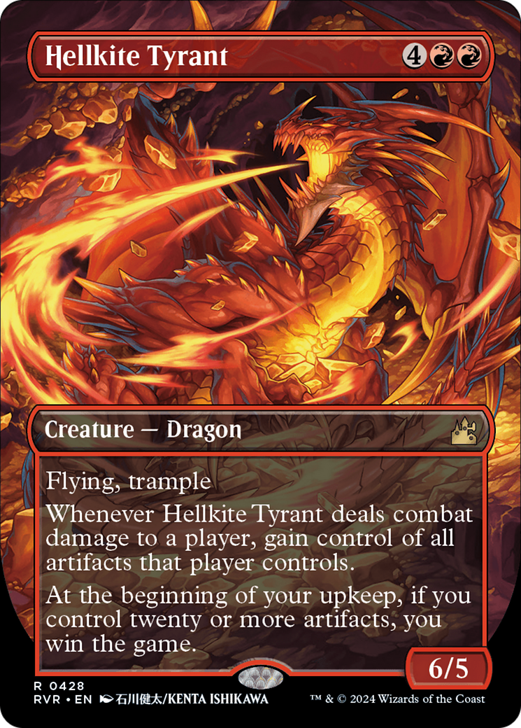 Hellkite Tyrant (Anime Borderless) [Ravnica Remastered] | Grognard Games