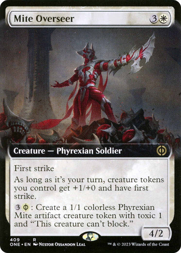 Mite Overseer (Extended Art) [Phyrexia: All Will Be One] | Grognard Games