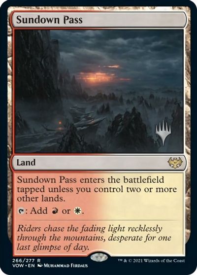 Sundown Pass (Promo Pack) [Innistrad: Crimson Vow Promos] | Grognard Games