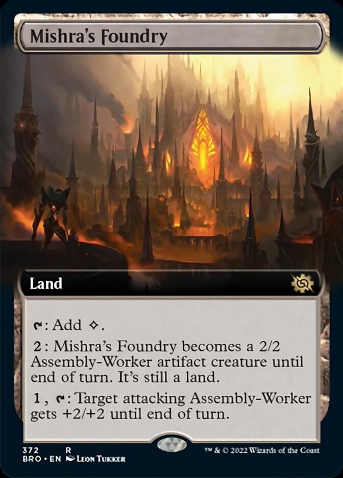 Mishra's Foundry (Extended Art) [The Brothers' War] | Grognard Games