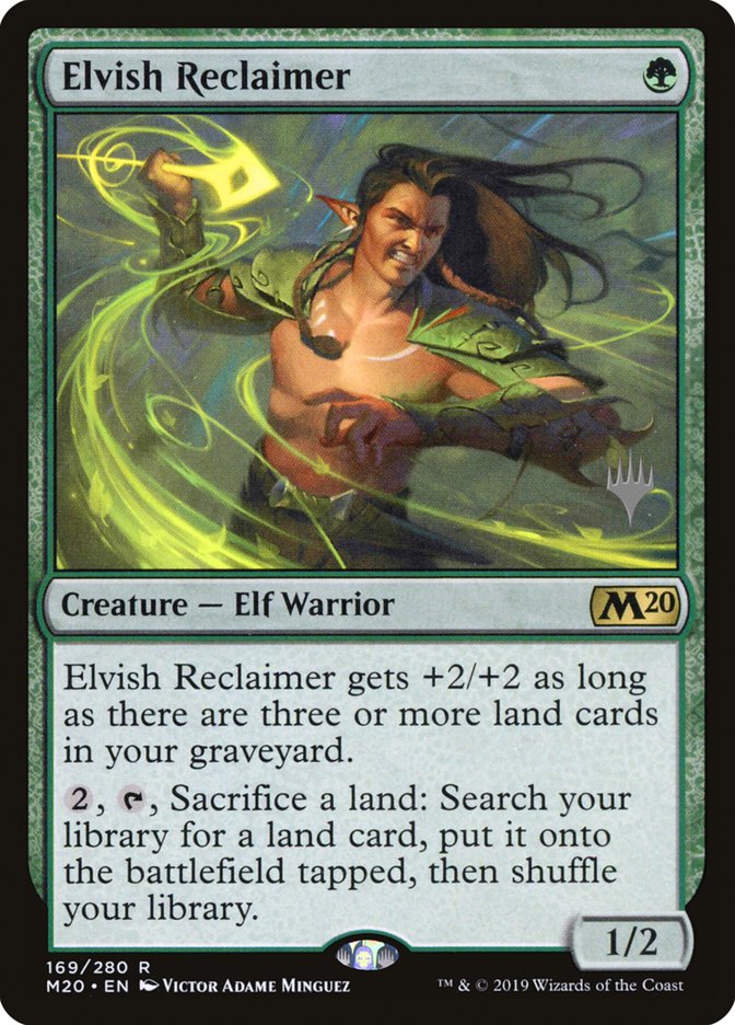 Elvish Reclaimer (Promo Pack) [Core Set 2020 Promos] | Grognard Games