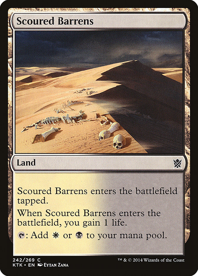 Scoured Barrens [Khans of Tarkir] | Grognard Games