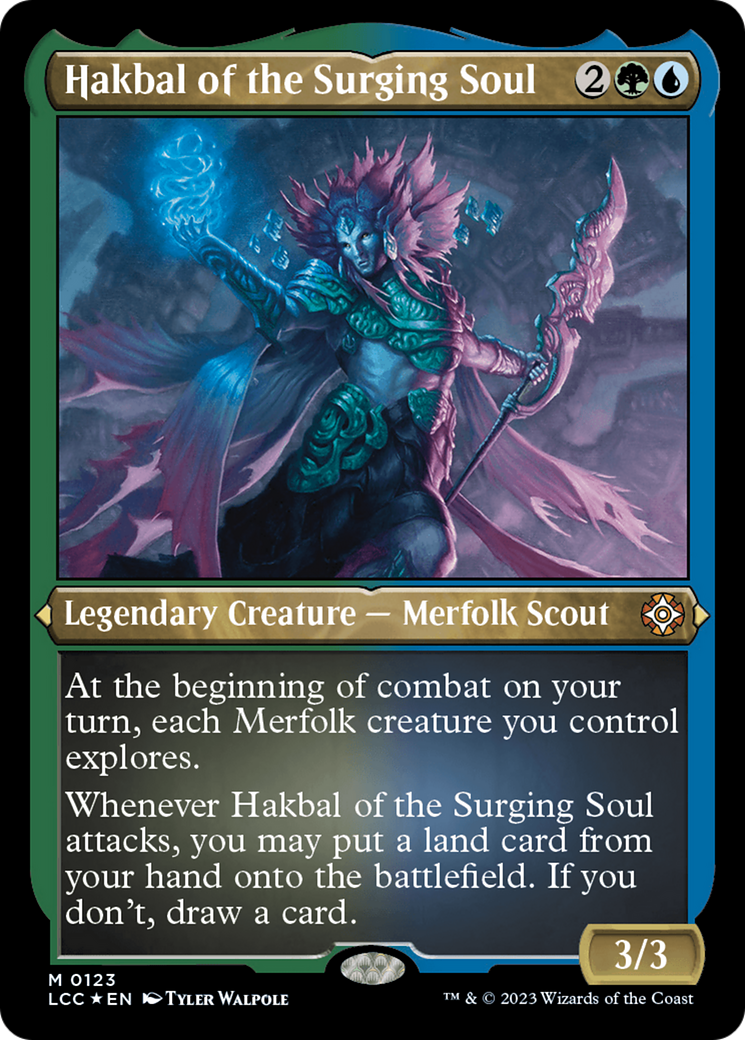 Hakbal of the Surging Soul (Display Commander) [The Lost Caverns of Ixalan Commander] | Grognard Games