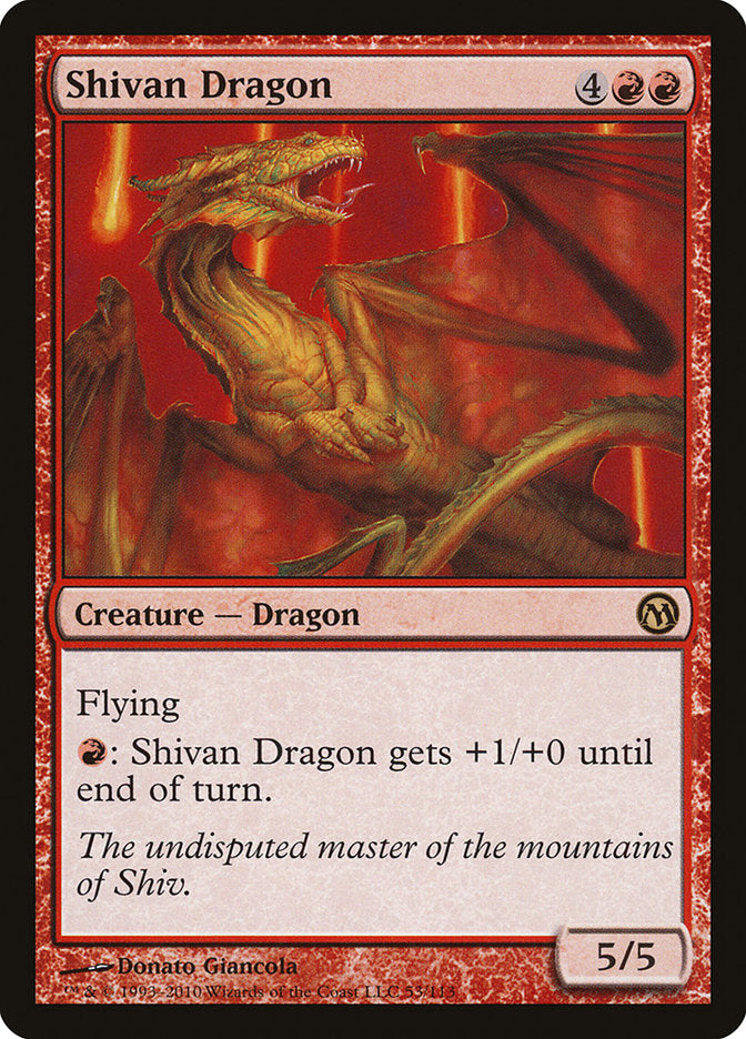 Shivan Dragon [Duels of the Planeswalkers] | Grognard Games